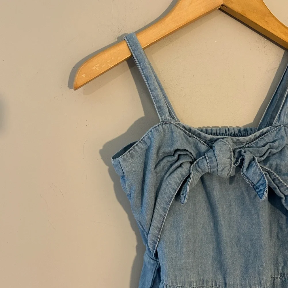 $16 ADD ON Cotton On kids romper denim dress‎ girls 6Y Zara Abercrombie